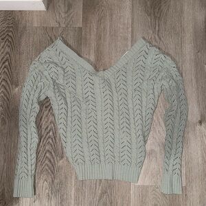 Light Sage Green Moon & Madison Sweater Sz XS